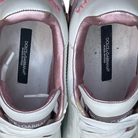 * Calzado Dolce & Gabbana Portofino Blanco-Talla 37.5