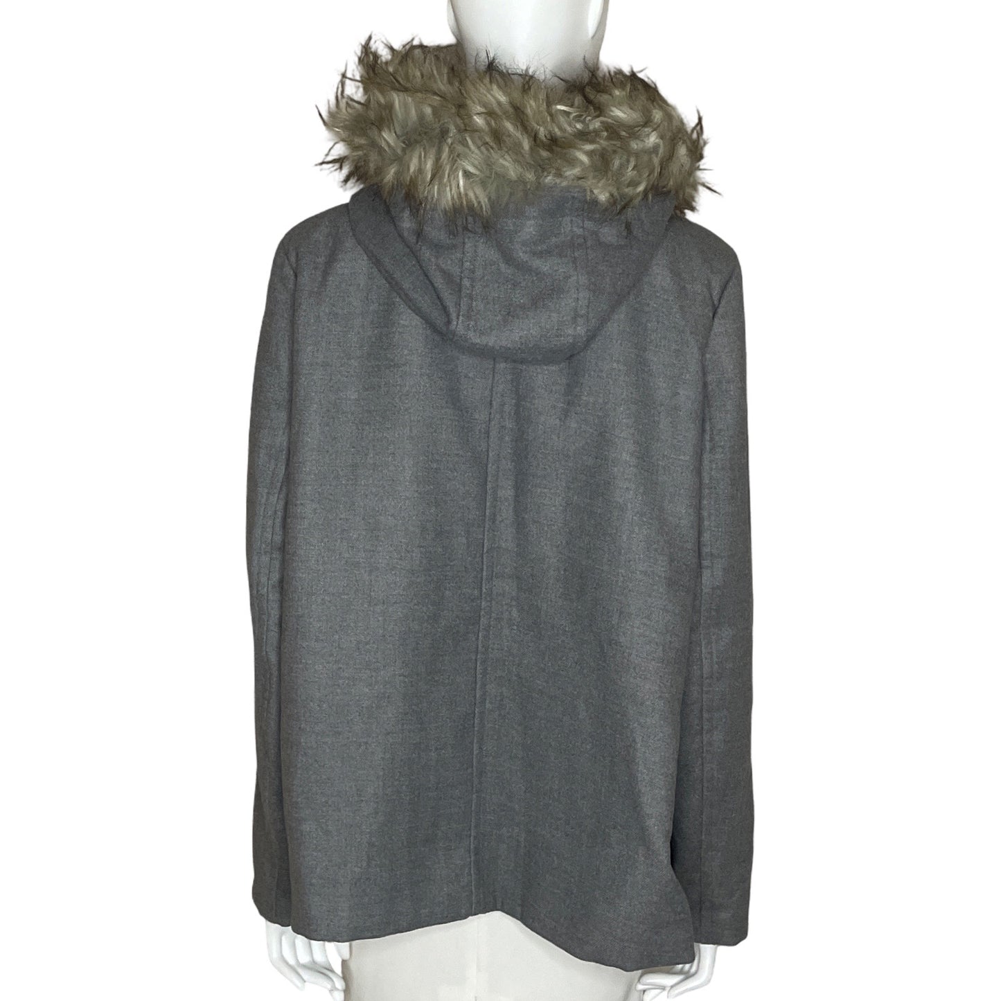 Chaqueta Zara Desmontable Gris-Talla XXL