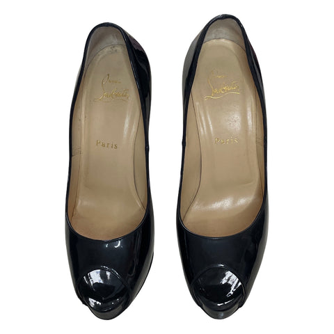 * Calzado Christian Louboutin New Very Privé Negro-Talla 38.5