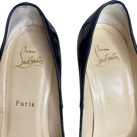 * Calzado Christian Louboutin New Very Privé Negro-Talla 38.5