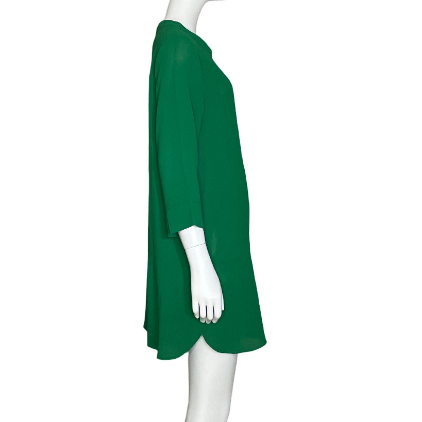 Vestido Zara Botones Verde - Talla M