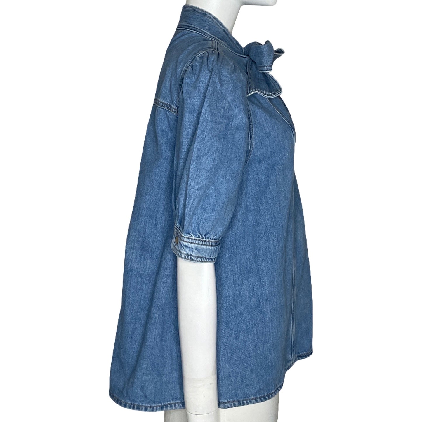Blusa Zara Denim Azul-Talla XL