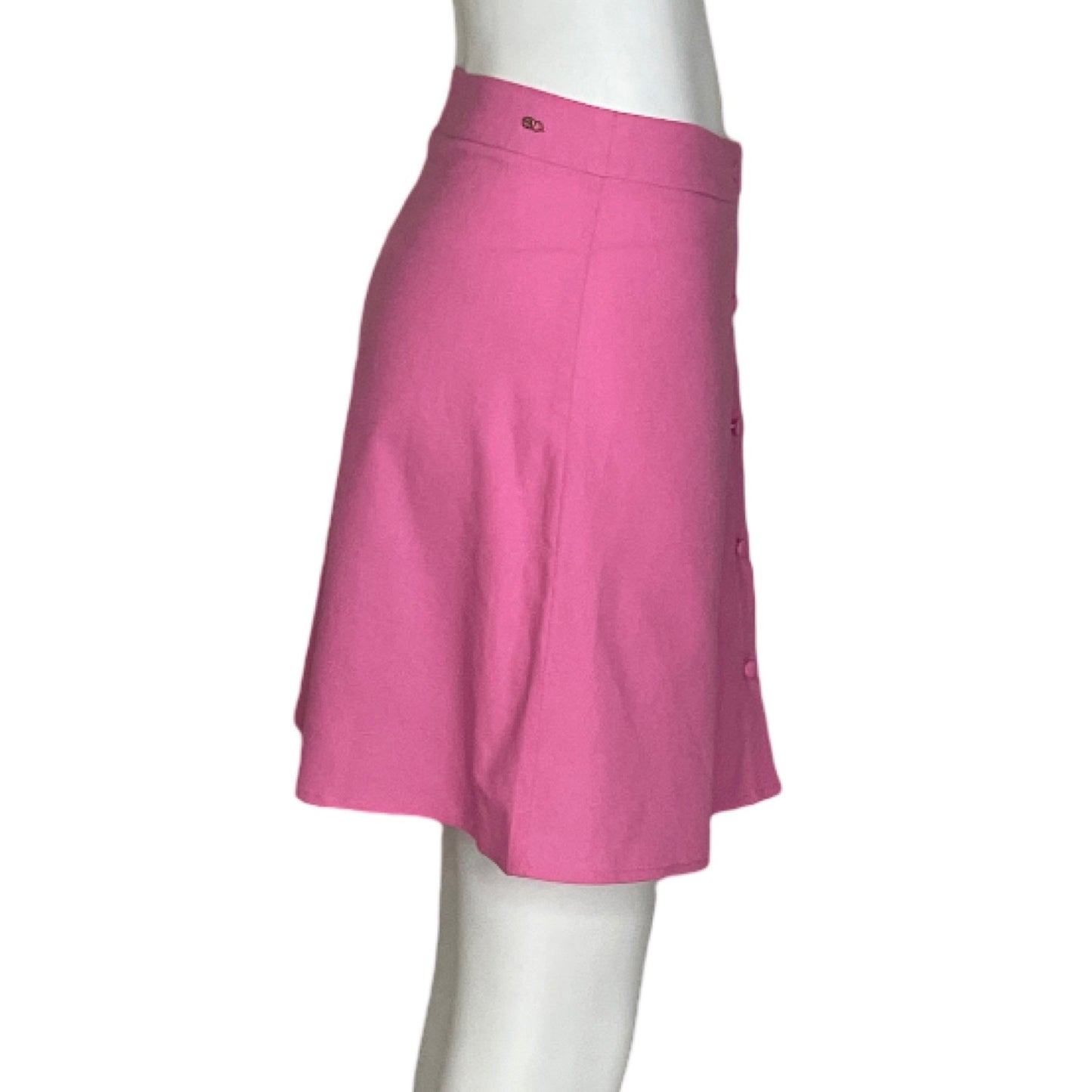 Falda Bonage Botones Rosado-Talla XS