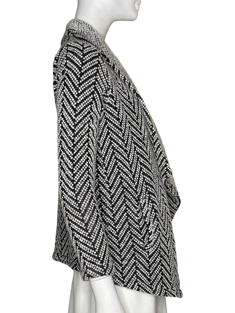 Cardigan BB Dakota Rayas Negro - Talla S