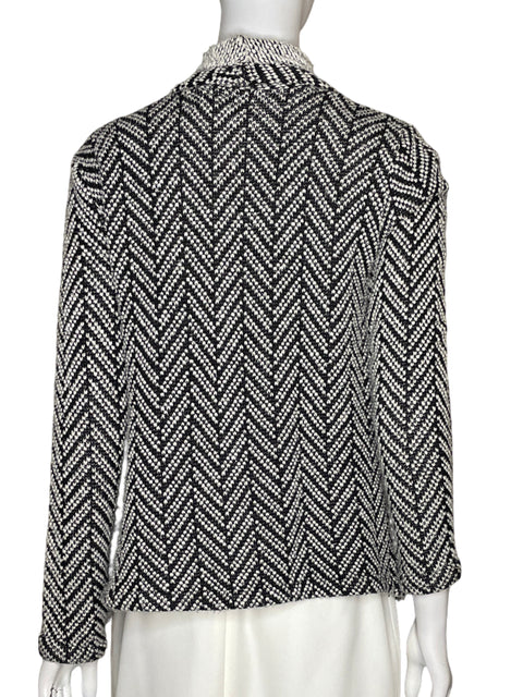 Cardigan BB Dakota Rayas Negro - Talla S