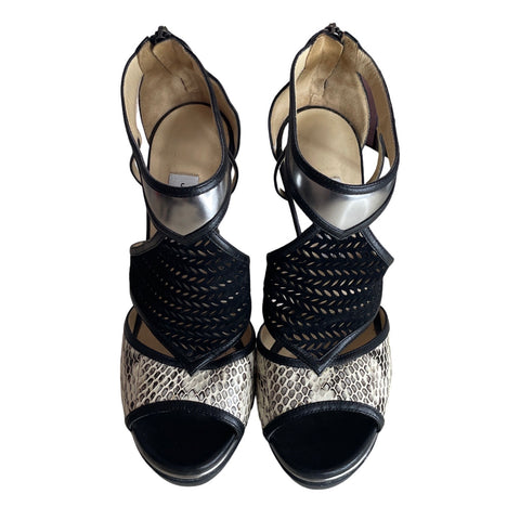 * Calzado Jimmy Choo Sandalias Lythe Leather Negro - Talla 39