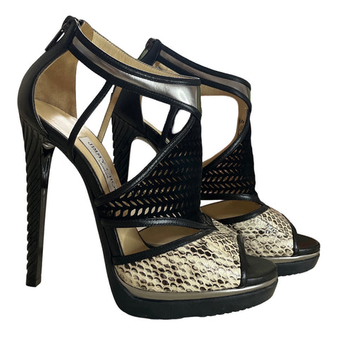* Calzado Jimmy Choo Sandalias Lythe Leather Negro - Talla 39
