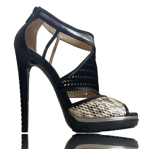 * Calzado Jimmy Choo Sandalias Lythe Leather Negro - Talla 39