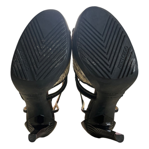 * Calzado Jimmy Choo Sandalias Lythe Leather Negro - Talla 39