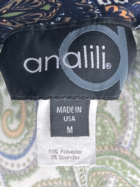 Pantalón Analili Wide Leg Blanco-Talla M