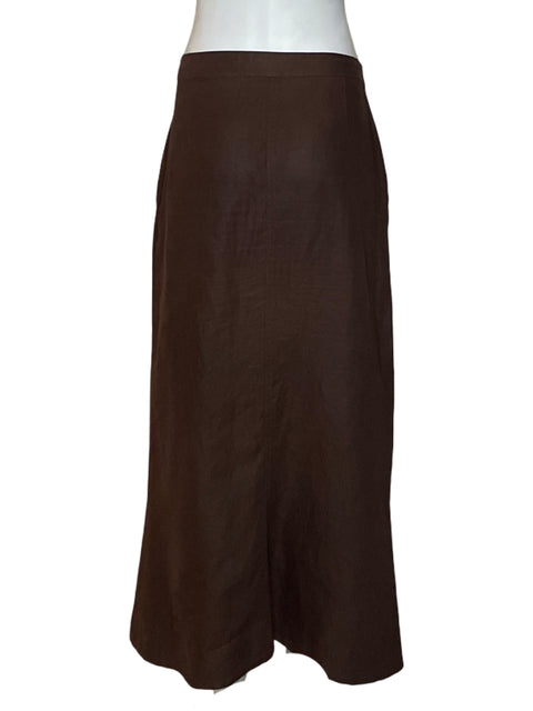 Falda Hennes Lino Marrón - Talla 42