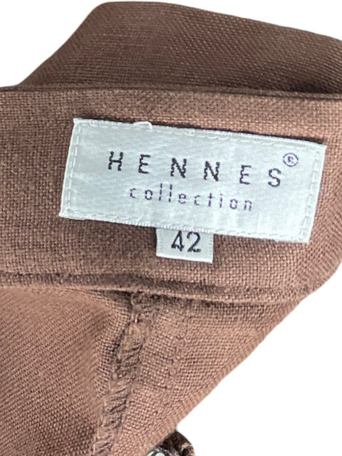 Falda Hennes Lino Marrón - Talla 42