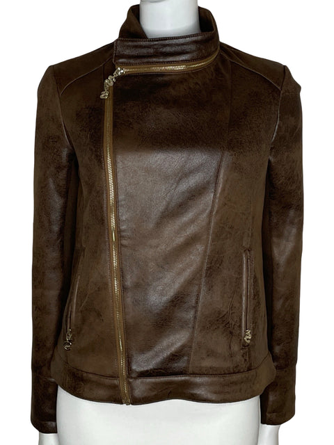 Chaqueta Desigual Bolsillos Marrón-Talla 40