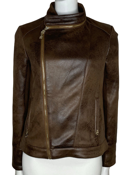 Chaqueta Desigual Bolsillos Marrón-Talla 40