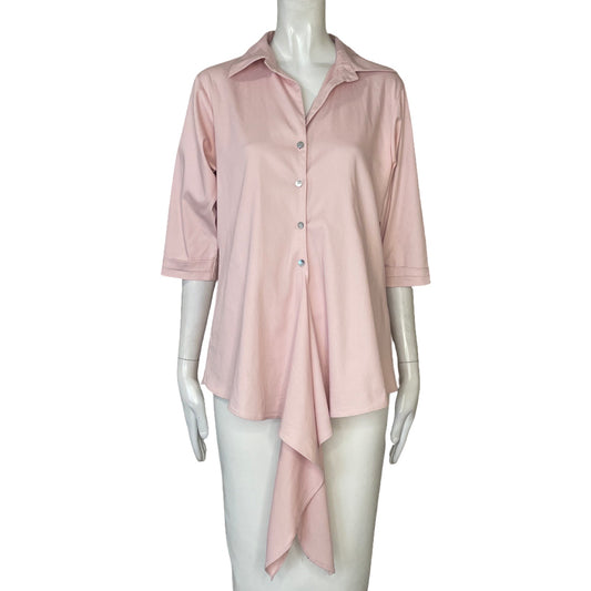 Blusa Michelle Forero Mangas Corta Rosado - Talla S