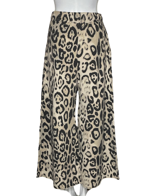 Pantalón In Italy Animal Print Beige-Talla M
