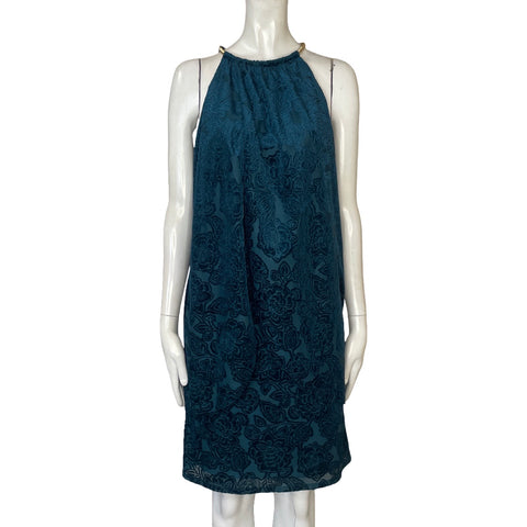 Vestido Kensie Halter Floral Verde - Talla 10
