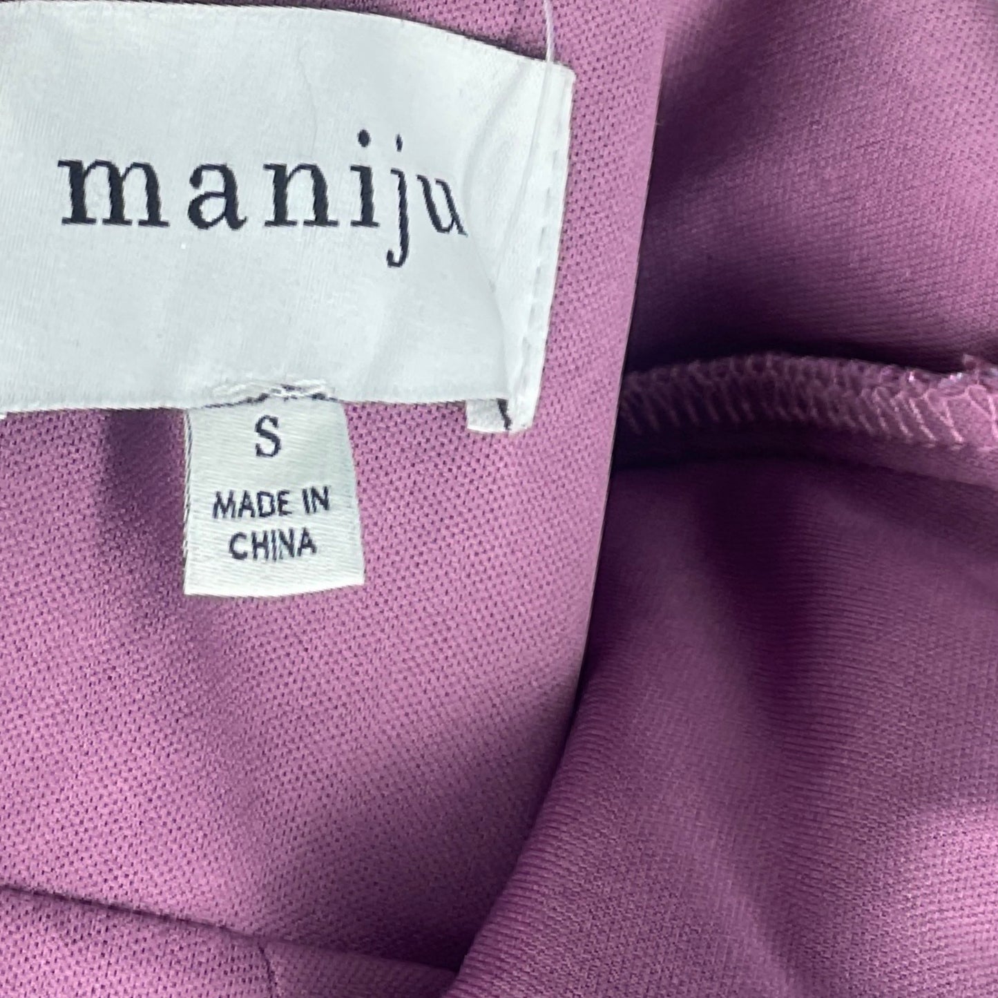 Vestido Maniju Tiras Brillante Morado - Talla S