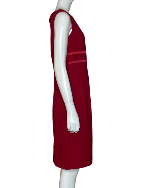 Vestido Danny & Nicole Sin Mangas Rojo - Talla 8
