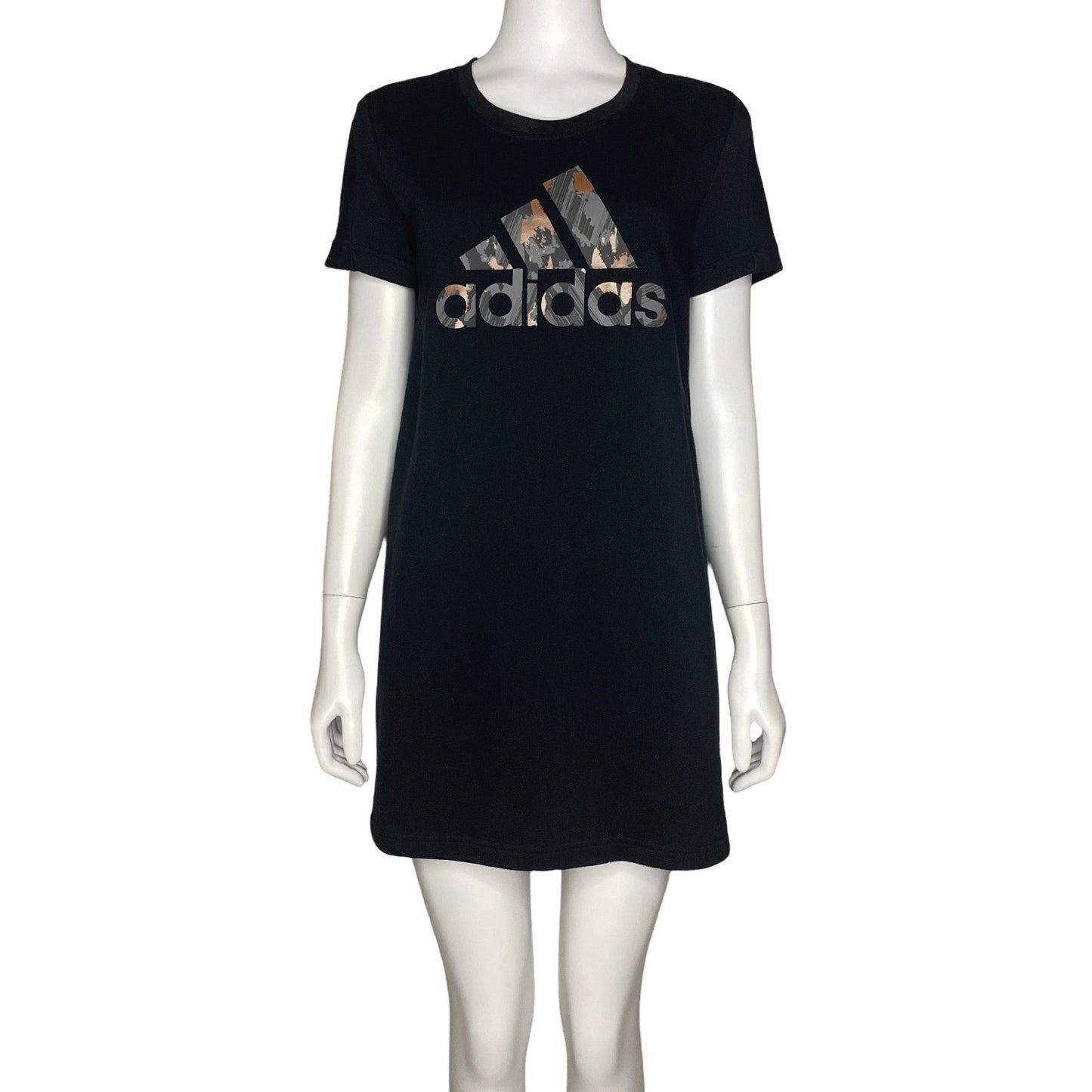 Vestido Adidas Logomarca Negro - Talla S