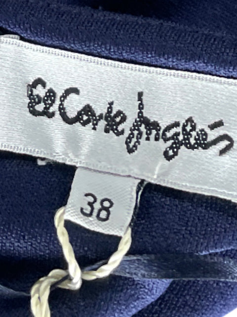 Vestido El Corte Inglés Encaje Azul - Talla 38