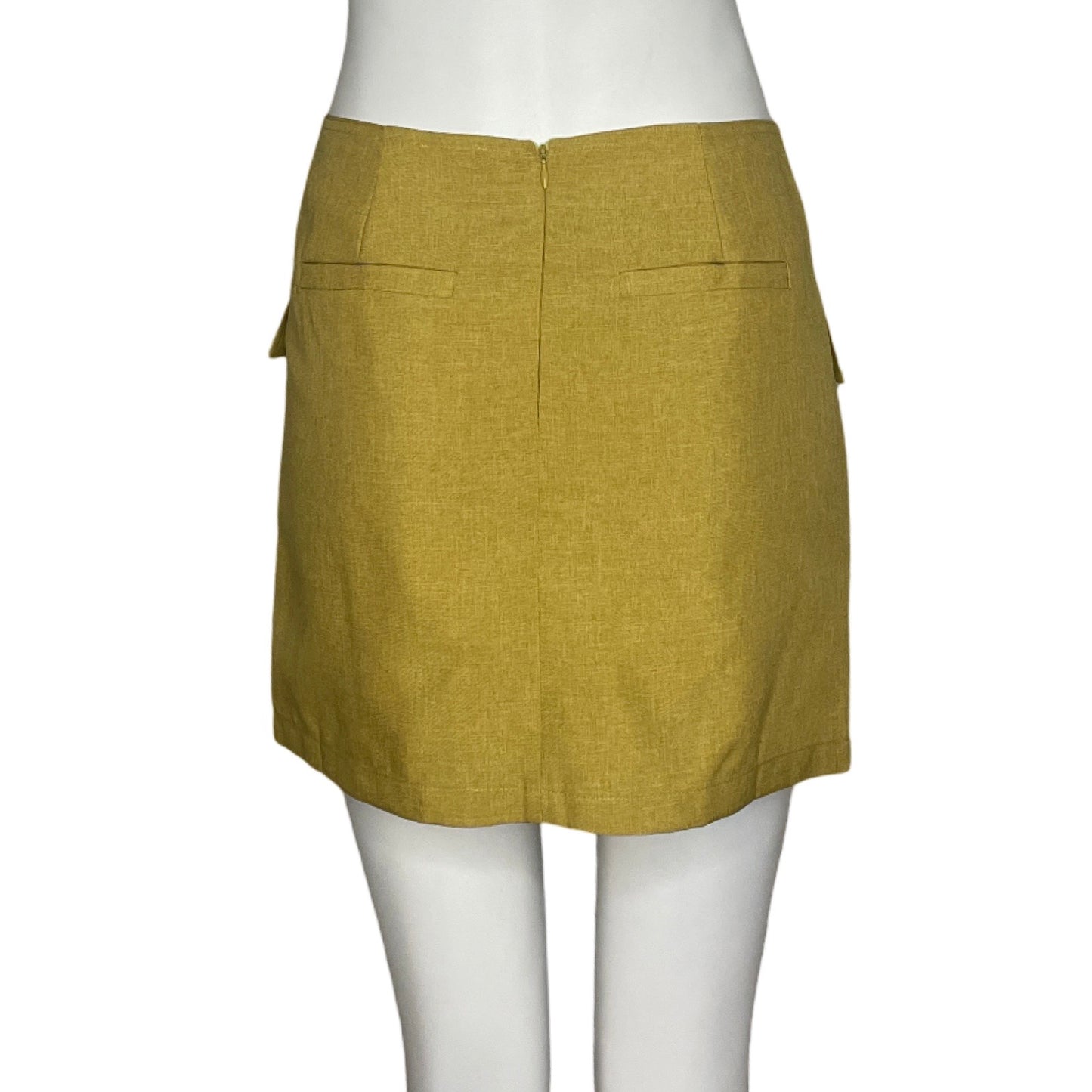 Falda Essue Botones Amarillo - Talla S