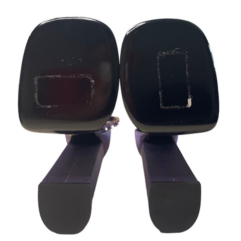 * Calzado Versace Medusa Aevitas Saten Morados-Talla 36.5