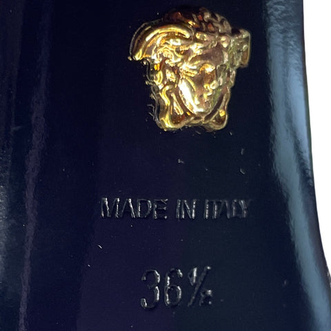 * Calzado Versace Medusa Aevitas Saten Morados-Talla 36.5