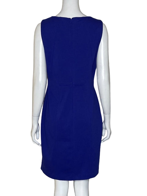 Vestido Ivanka Trump Fluido Sin Mangas Azul - Talla M