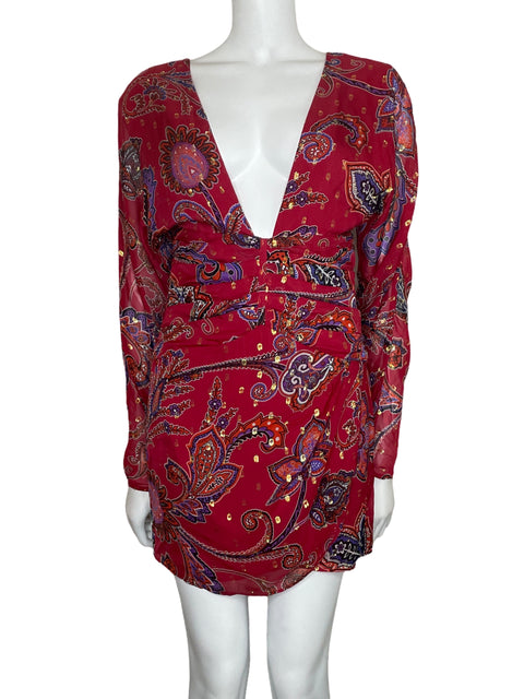 Vestido Dundas x Revolve Zeppelin Rojo-Talla S