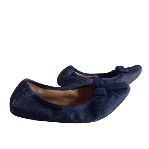 * Calzado Salvatore Ferragamo My Joy Denim Azul.