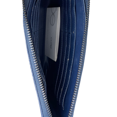 Cartera CLOE Clutch Tachas Azul - Talla S