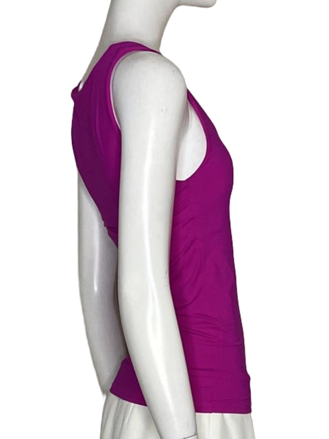 Blusa Zara Camiseta Fucsia - Talla S