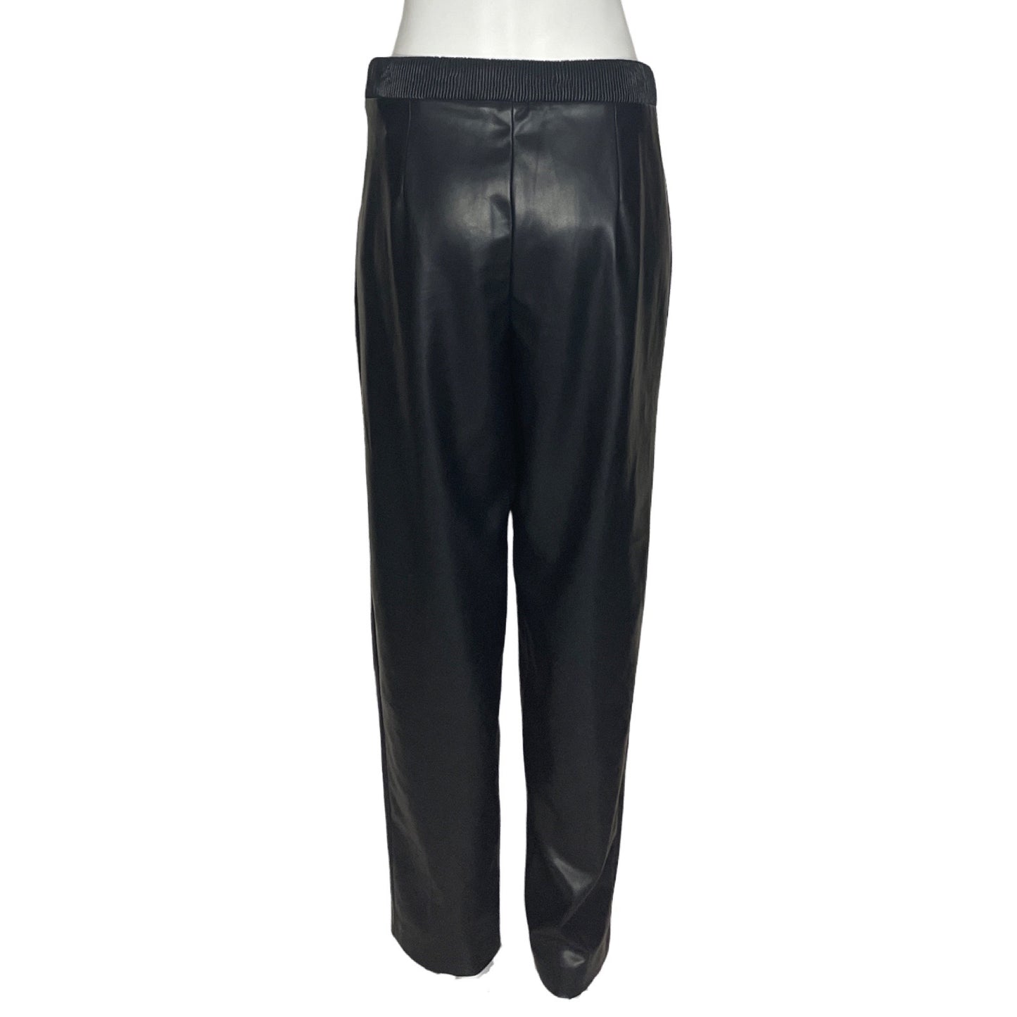 Pantalón DKNY Efecto Piel Negro - Talla S