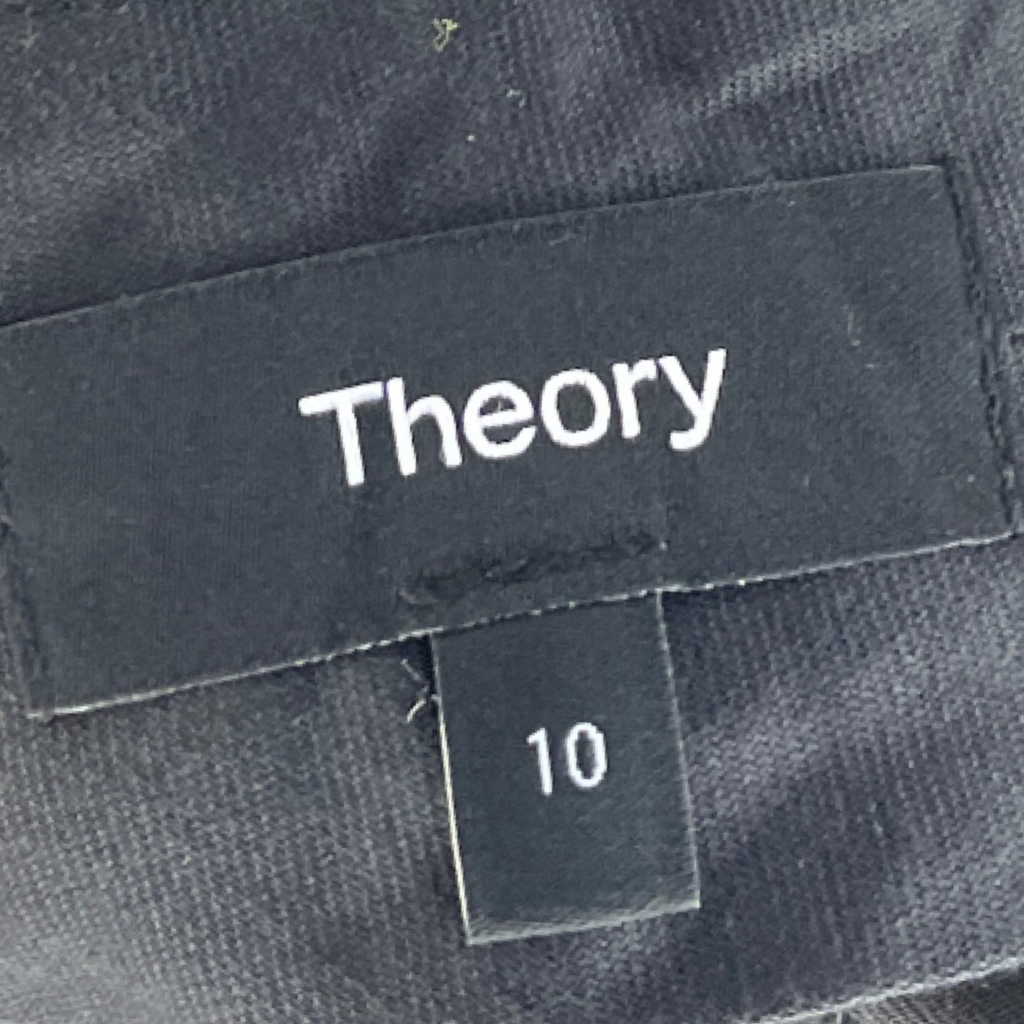 Pantalón Theory Recto Negro - Talla 10