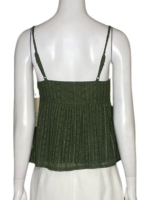 Blusa No Boundaries Acanalado Verde - Talla S