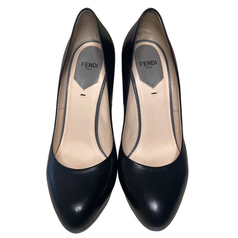 * Calzado Fendi Plataforma Negro-Talla 37