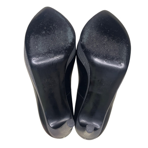 * Calzado Fendi Plataforma Negro-Talla 37