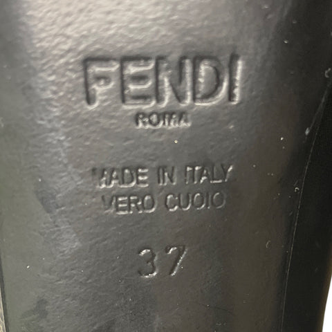 * Calzado Fendi Plataforma Negro-Talla 37