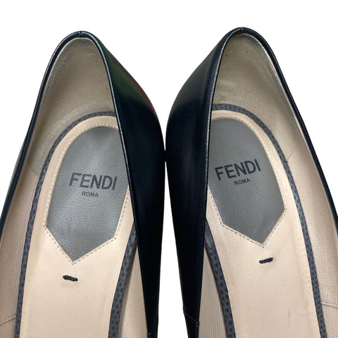 * Calzado Fendi Plataforma Negro-Talla 37