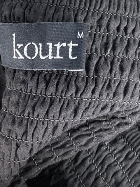 Vestido Kourt Midi Texturizado Negro - Talla M