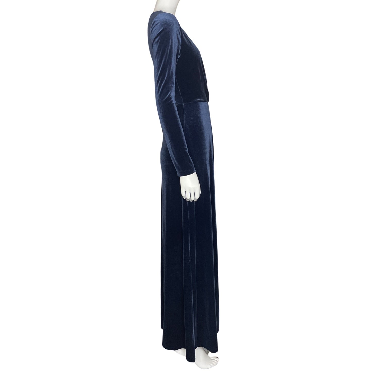 Vestido Love X Design Terciopelo Azul - Talla M