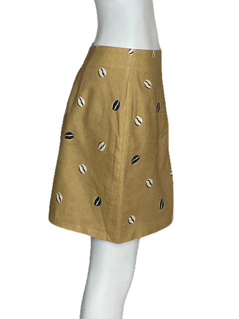 Falda Azulu Cafe Mini Marron-Talla S