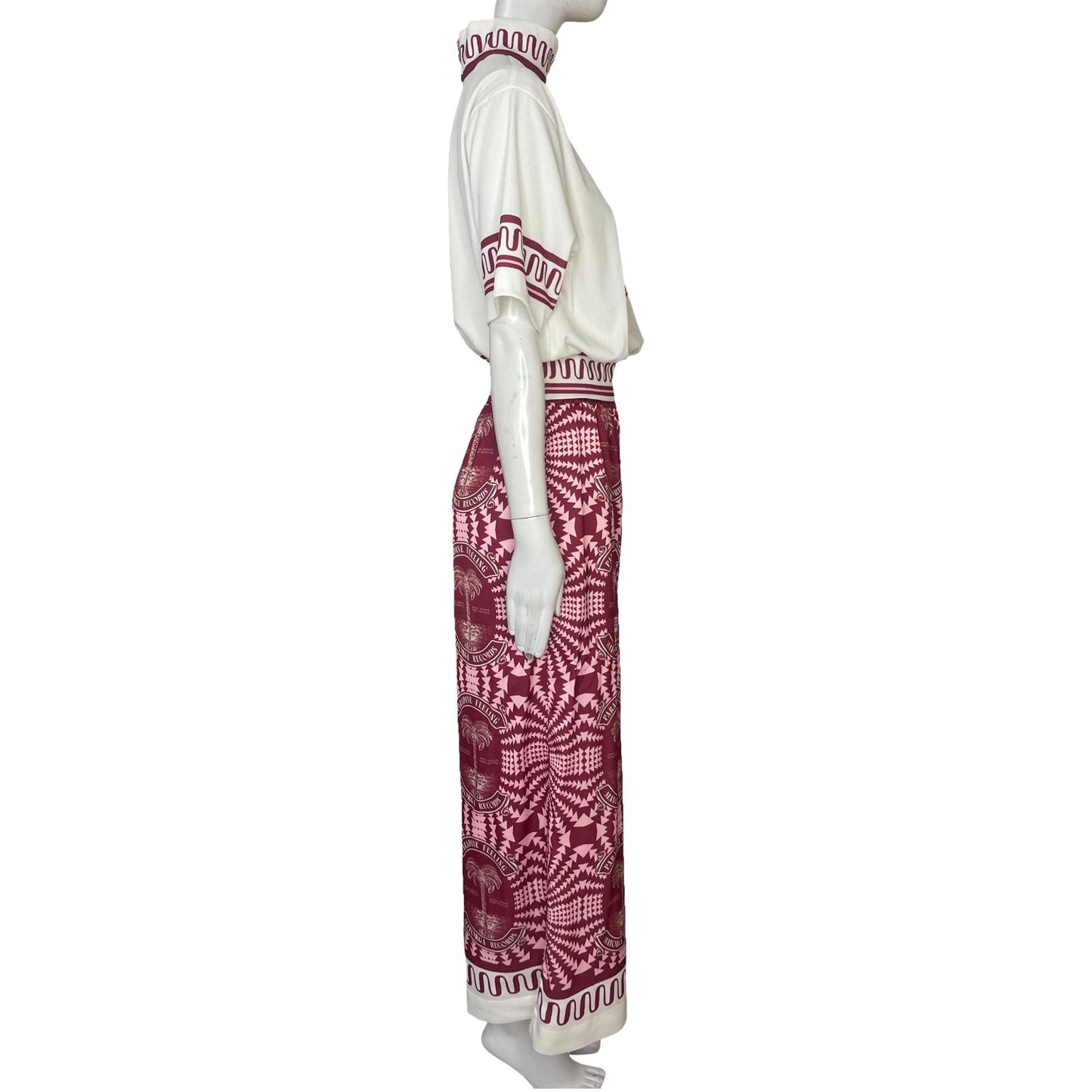 Set Mayorga Sweater + Pantalón Rojo Vino - Talla S