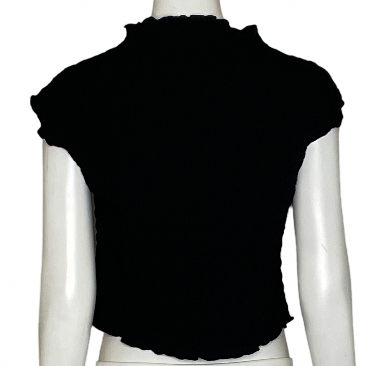 Bluza Zara Top Basico Negro-Talla M