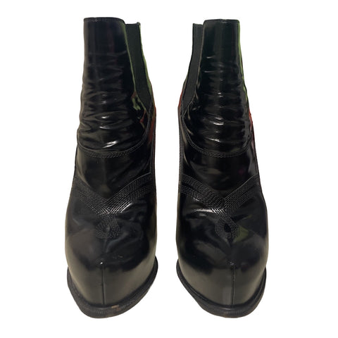 * Calzado Prada Ankle Boots Negro-Talla 36.5