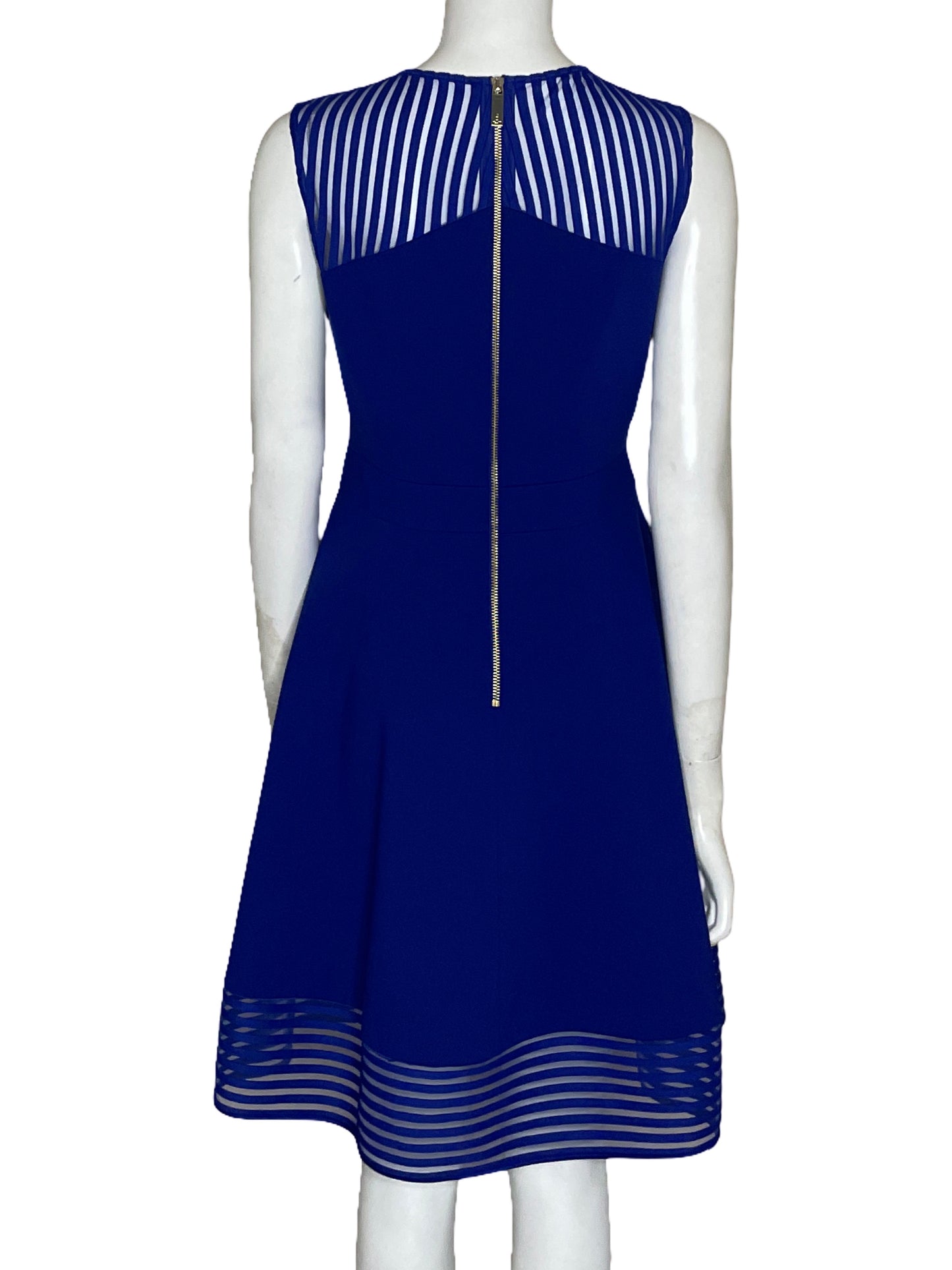 Vestido Ted Baker Sin Mangas Azul-Talla 3