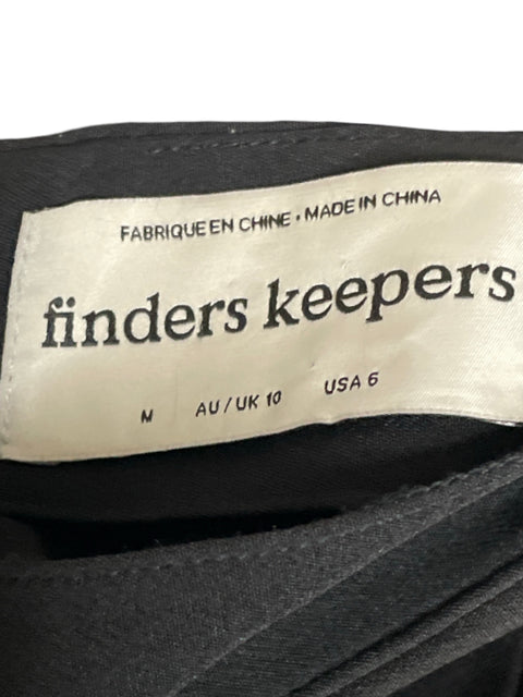 Pantalón Finders Keepers Fluido Cinturon Negro-Talla 6