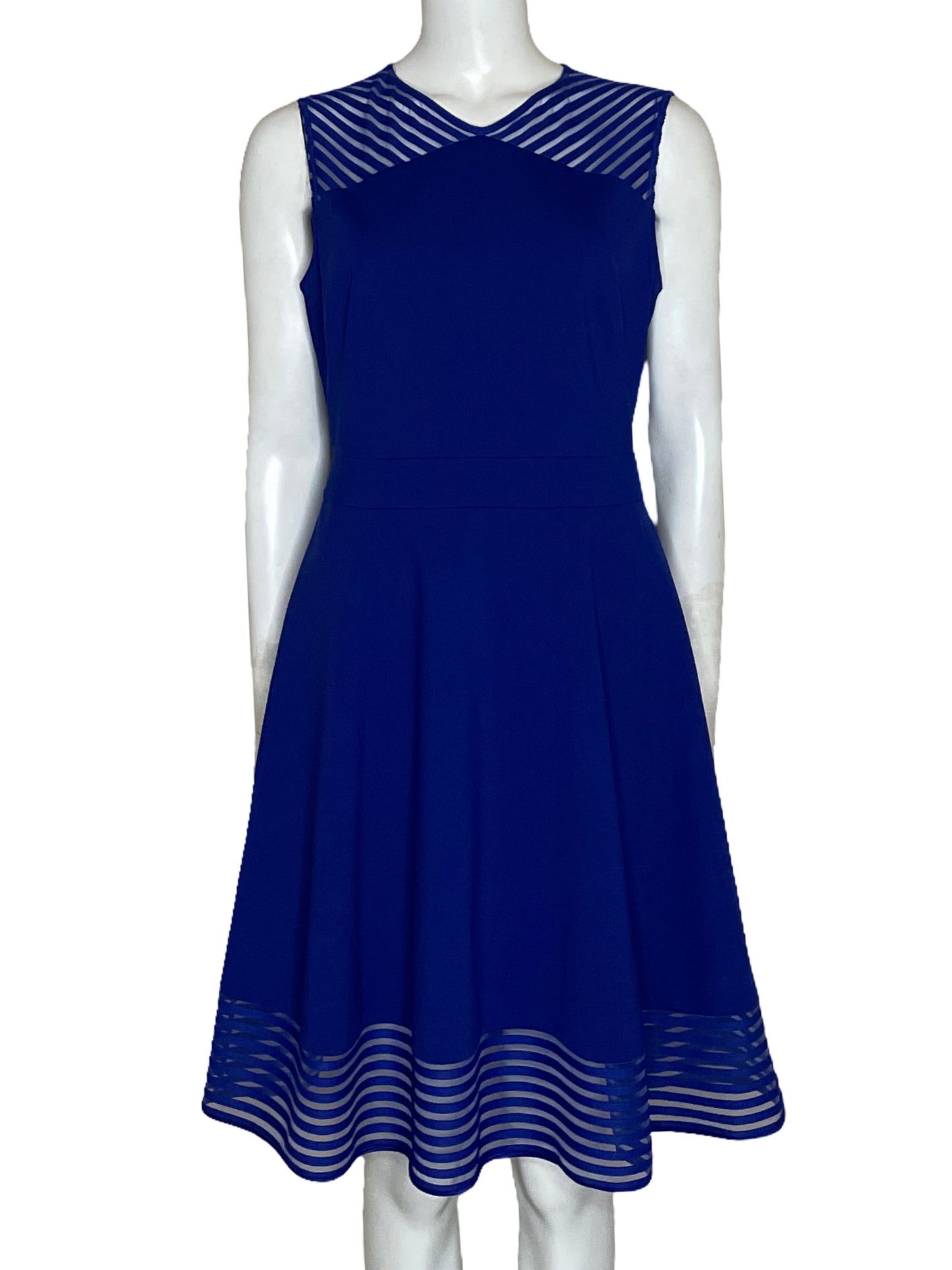 Vestido Ted Baker Sin Mangas Azul-Talla 3