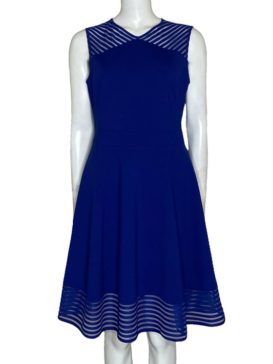 Vestido Ted Baker Sin Mangas Azul-Talla 3